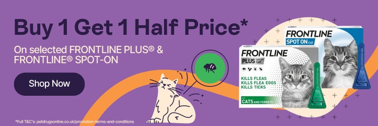 Frontline - Buy 1 get 1 half price*